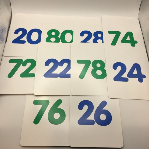 Set of 2 Learning Horizons Numbers Colors & Shapes in a Flash 50 Cards Visual - Picture 6 of 16